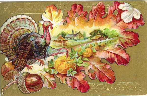 15- Cartes vintage A ( fêtes diverses) :Thanksgiving