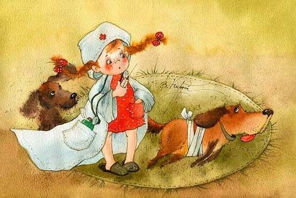 38-Mignonnes illustrations de V. Kirdiy