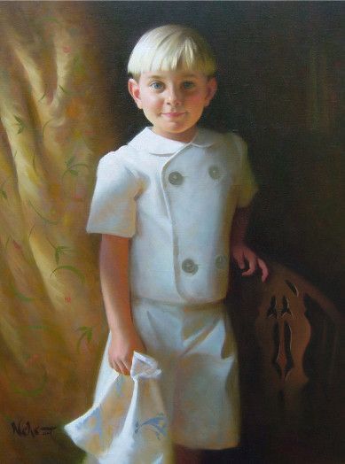 Beaux tableaux de Brian Neher ( enfants )