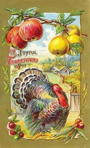 15- Cartes vintage A ( fêtes diverses) :Thanksgiving