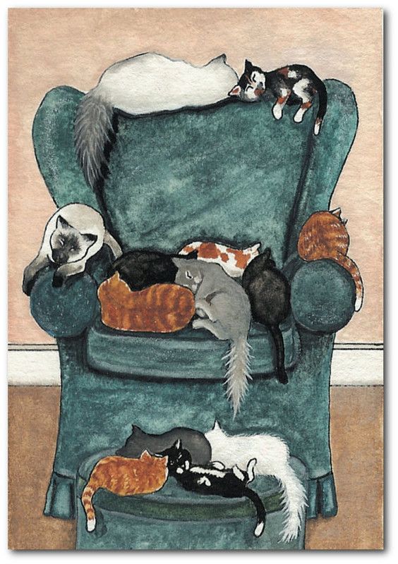 14-Chats & mignons tableaux de AmyLyn Bihrle