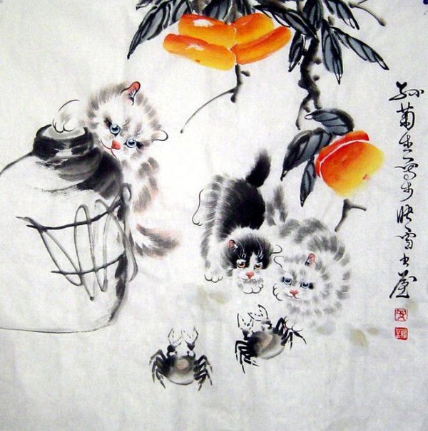 Art asiatique faune et flore  ( S.J)