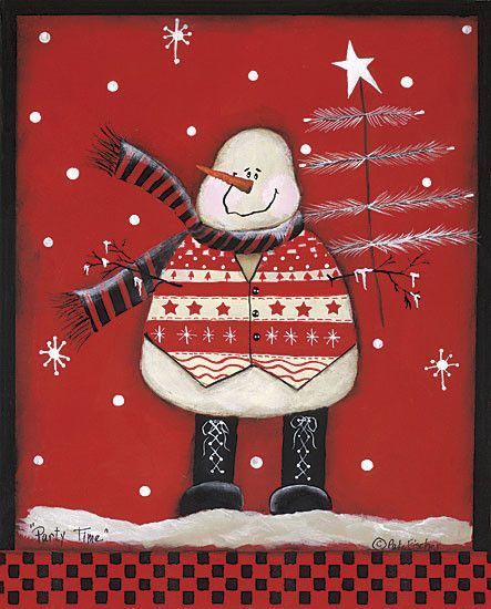 HIVER & NOEL country  & folk art serie B