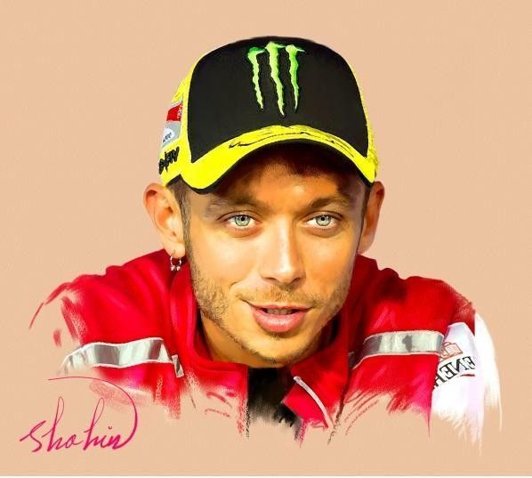 10-Art du portrait par Shahin (divers : sportifs )