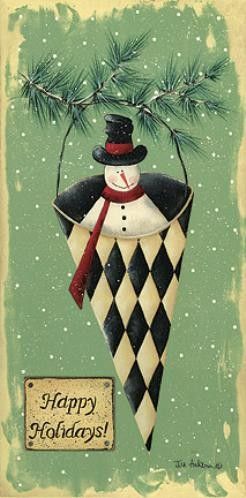 HIVER & NOEL country & folk art serie C