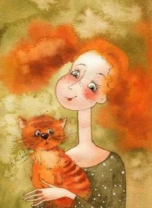 Mignonnes illustrations de V. Kirdiy