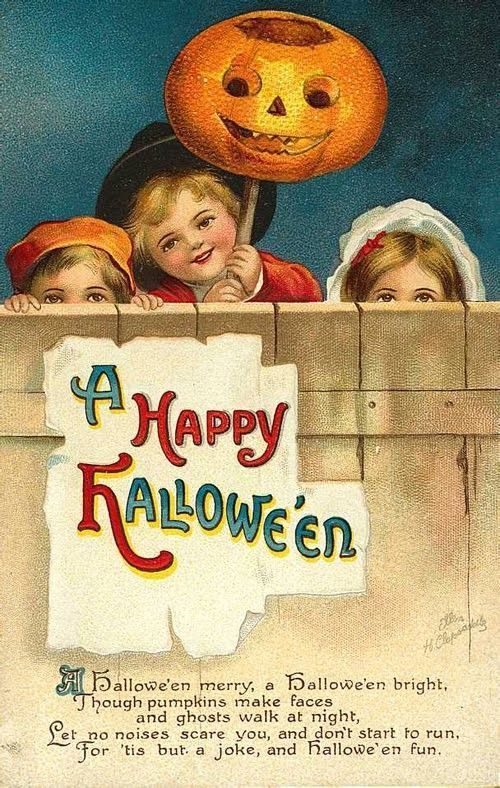 Halloween ( cartes vintage )  E.C