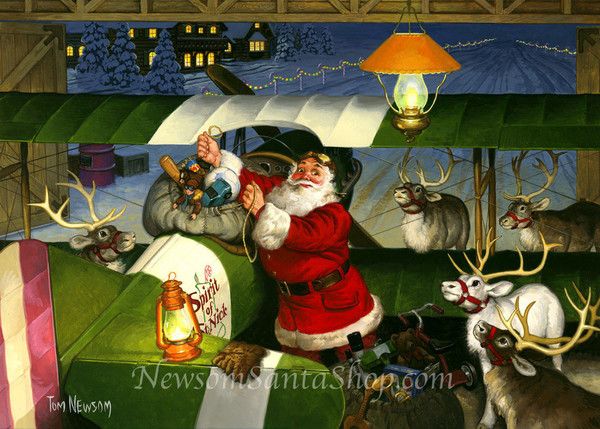 33-Hiver & Noel : Beaux tableaux de T.Newsom