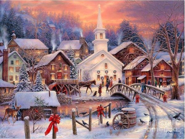24-Cottages et villages en peinture ( Chuck Pinson ) 