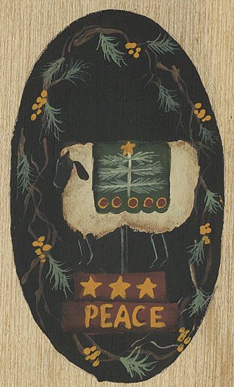 HIVER & NOEL country  & folk art serie B