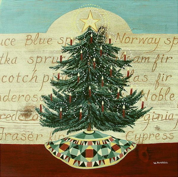 HIVER et NOEL : country & folk art serie B  (W.R)