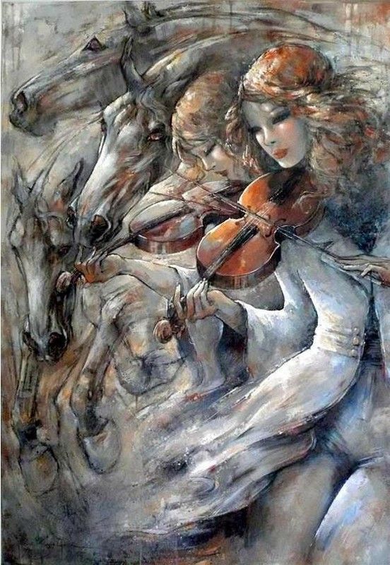 12-Beaux tableaux de Jeanne Saint Cheron