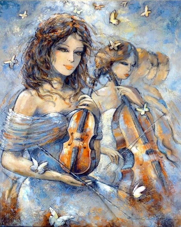 12-Beaux tableaux de Jeanne Saint Cheron