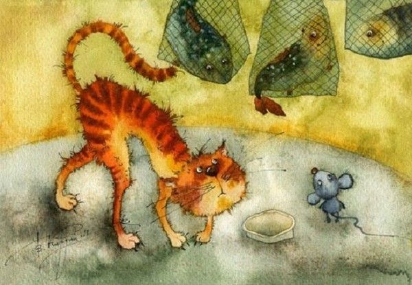 Mignonnes illustrations de V. Kirdiy