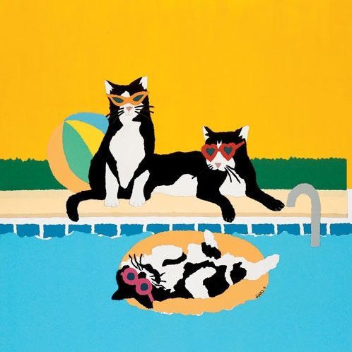 Chats et chiens  en illustrations serie B