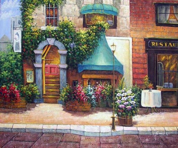 Cottages et villages en peinture