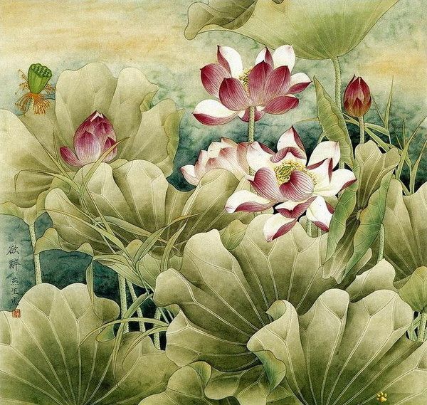 171-Art asiatique faune et flore 2