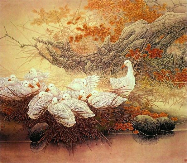 Art asiatique  faune & flore  ( serie 2  )