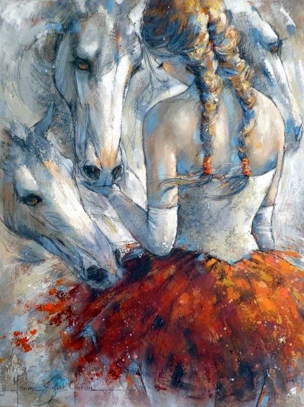 12-Beaux tableaux de Jeanne Saint Cheron