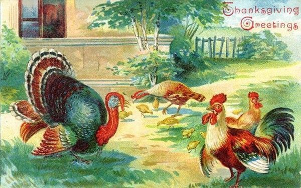 15- Cartes vintage A ( fêtes diverses) :Thanksgiving