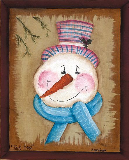 HIVER & NOEL country  & folk art serie B