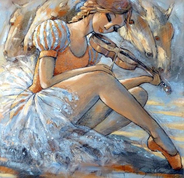 12-Beaux tableaux de Jeanne Saint Cheron