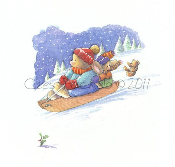 Mignonnes illustrations de Czes Pachela ( hiver) 