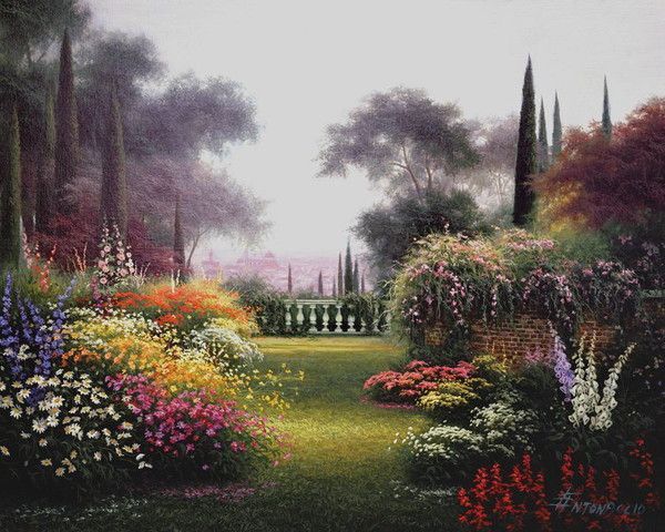 Fleurs fruits jardins en peintures ( E.A)