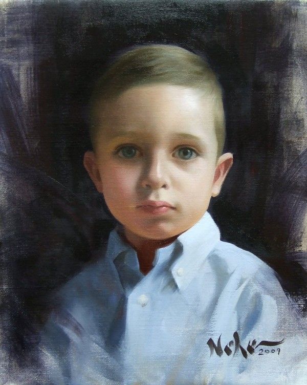 Beaux tableaux de Brian Neher ( enfants )