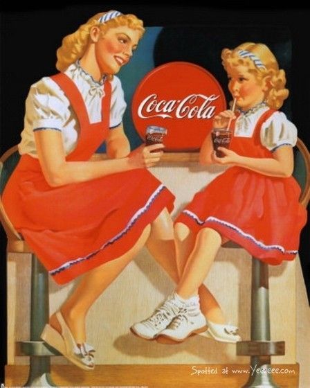 Illustrations vintage Coca Cola