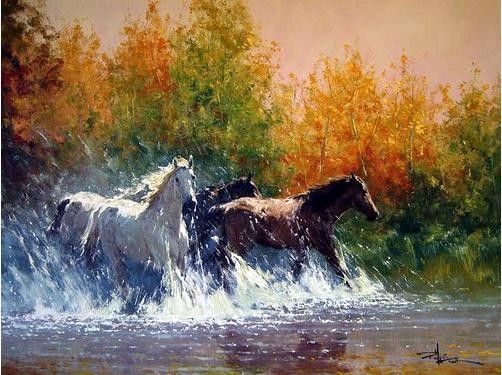 Beaux tableaux de Robert Hagan 