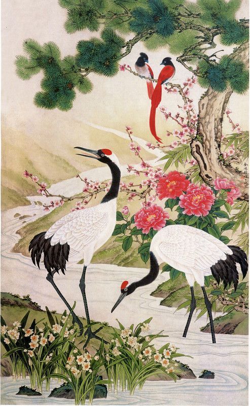 Art asiatique  faune & flore  ( serie 2  )