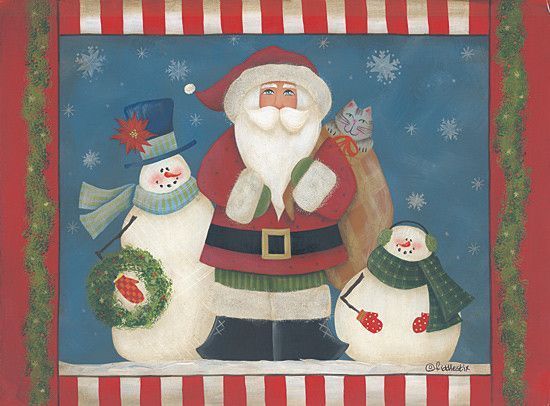 HIVER et NOEL : country & folk art serie B (F)