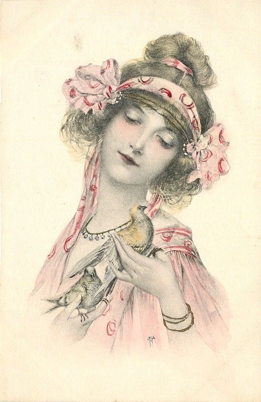 15-illustrations vintage de femmes