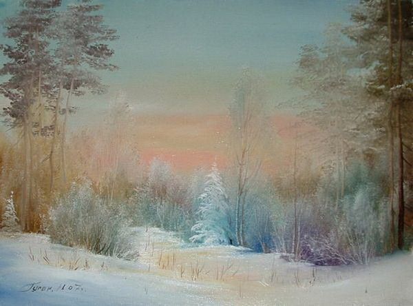 HIVER en peintures serie C (N.H)