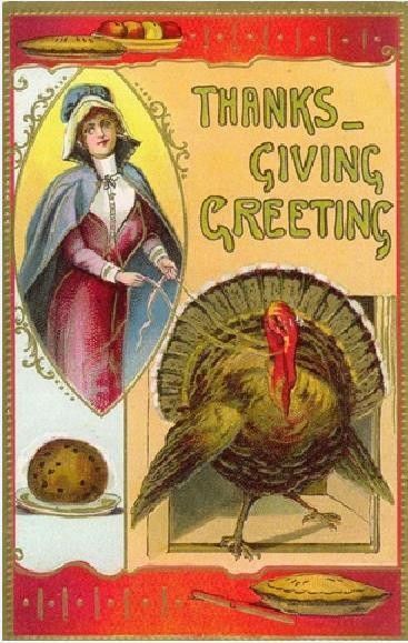 15- Cartes vintage A ( fêtes diverses) :Thanksgiving