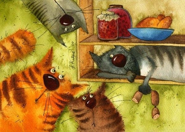 38-Mignonnes illustrations de V. Kirdiy