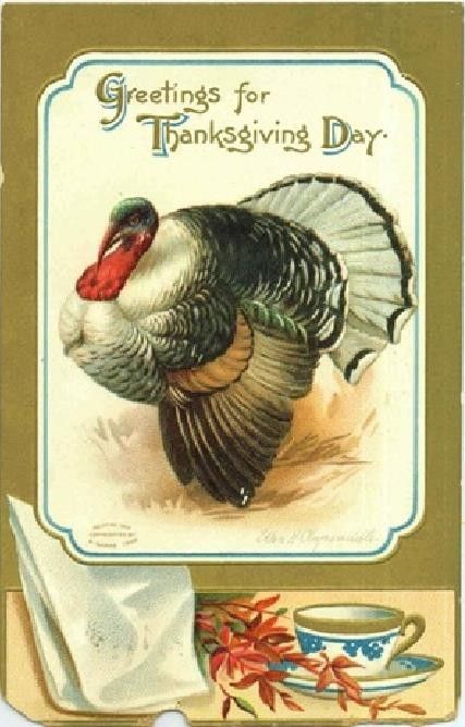 15- Cartes vintage A ( fêtes diverses) :Thanksgiving