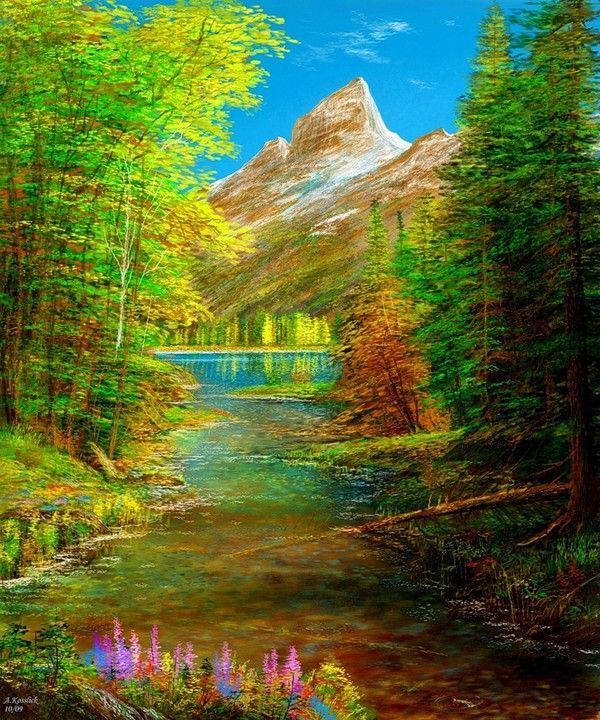 Paysages en peinture C    ( A.K)