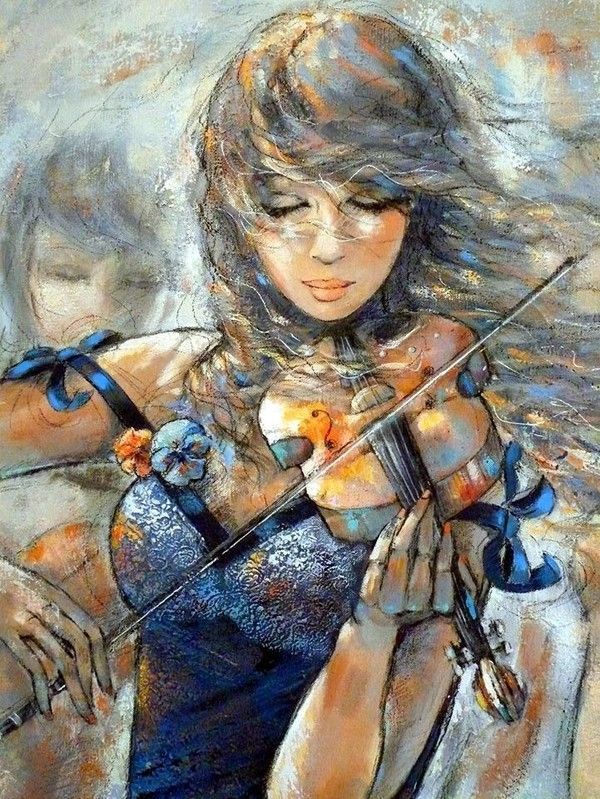 12-Beaux tableaux de Jeanne Saint Cheron