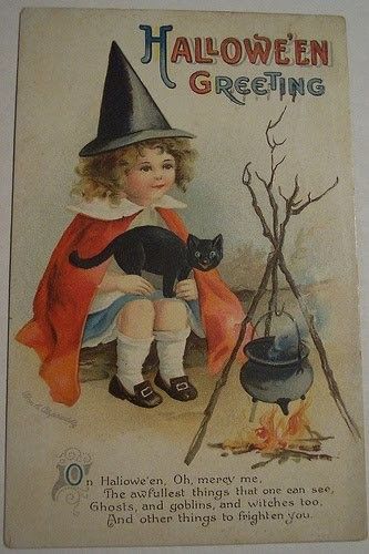 Halloween ( cartes vintage )  E.C