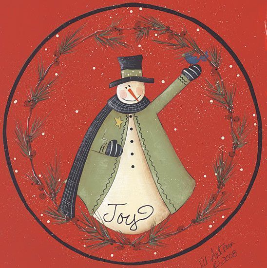 HIVER & NOEL country & folk art serie C