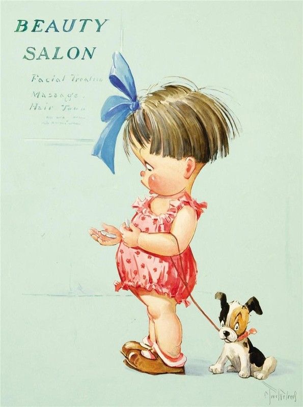 15-illustrations vintages enfants