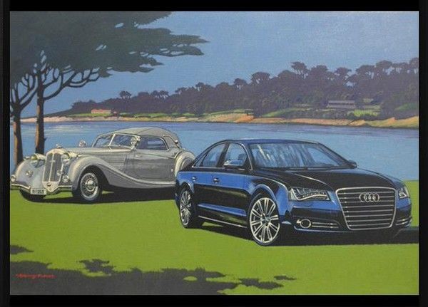 Auto & divers vehicules en peintures de Barry Rowe