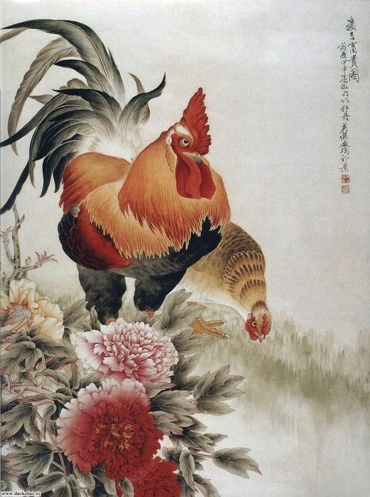 Art  asiatique  faune et flore  