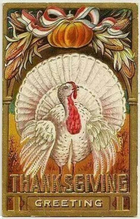 15-Cartes vintage A ( fêtes diverses ) Thanksgiving