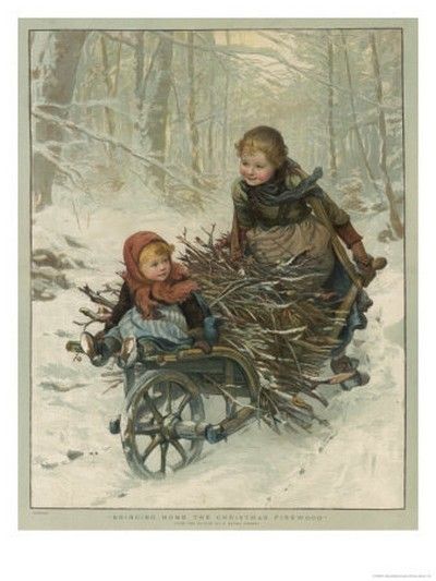 Hiver & Noel cartes postales et images anciennes 