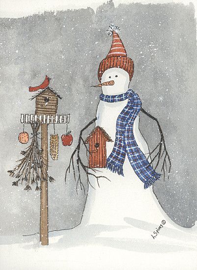 HIVER et NOEL : country & folk art serie B  (L.S)