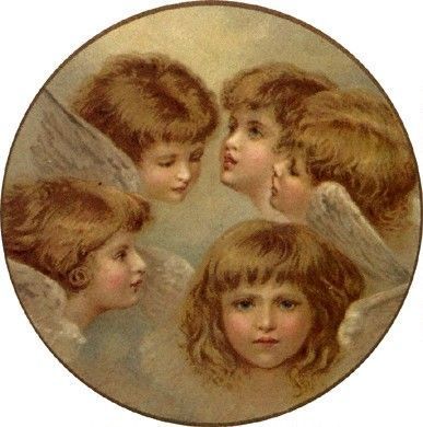 Illustrations vintage (  anges )