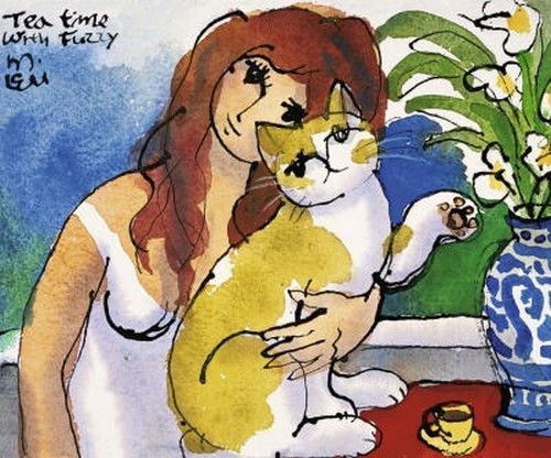 Chats ou chiens en illustrations serie B